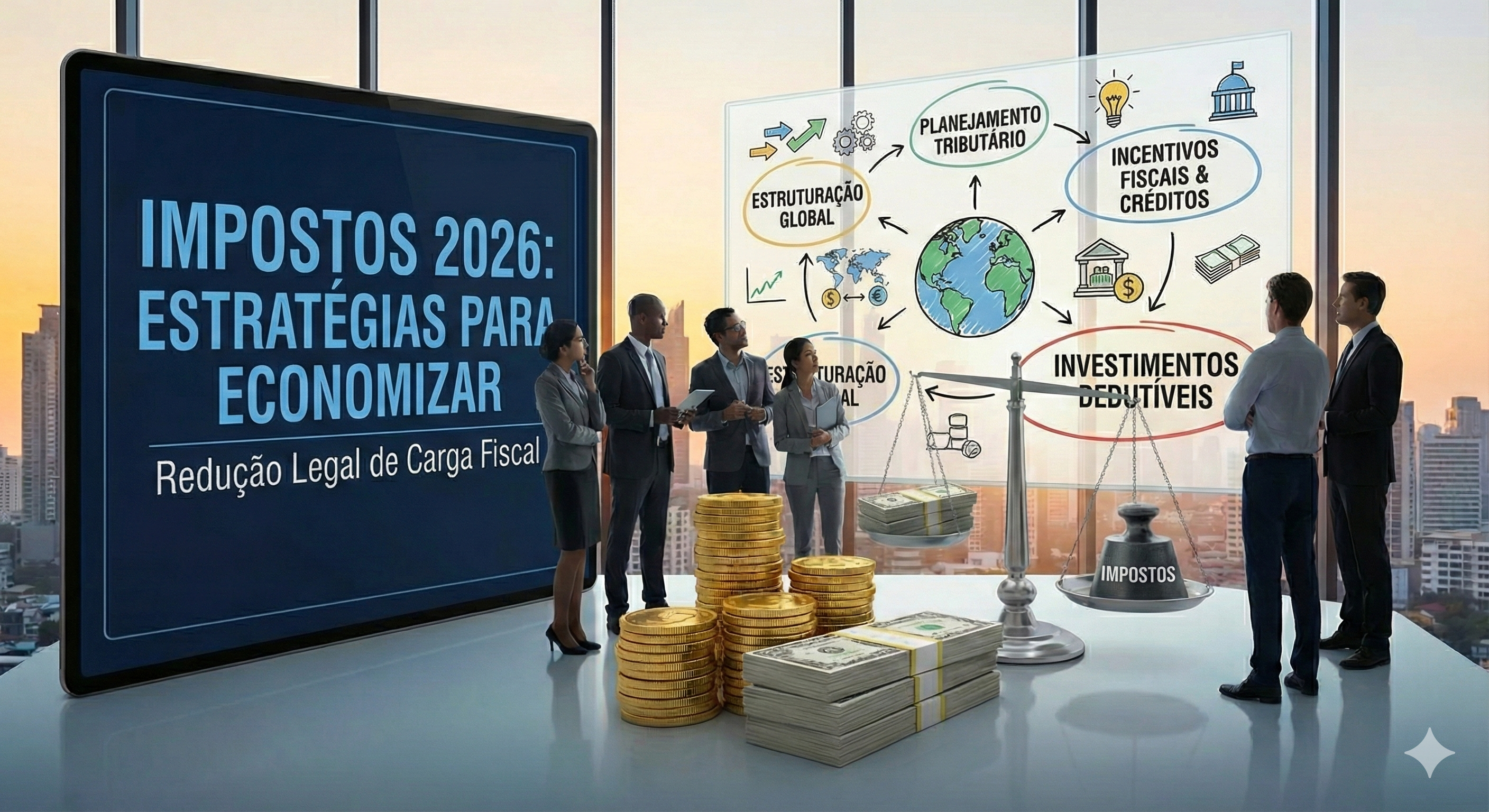 Como as empresas podem pagar menos impostos em 2026 (E por que o planejamento precisa começar agora)