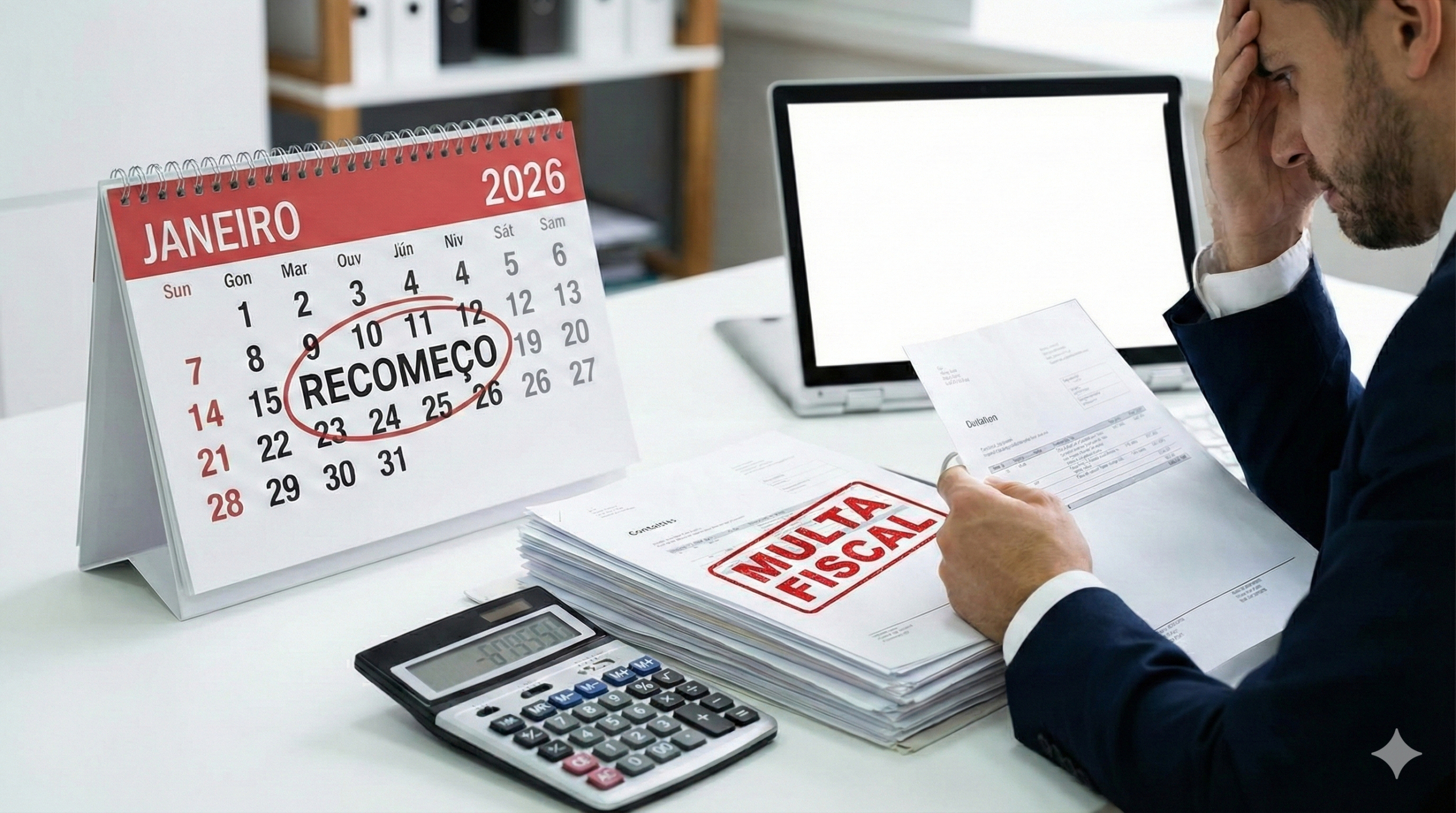 Por que empresas começam o ano com multas?