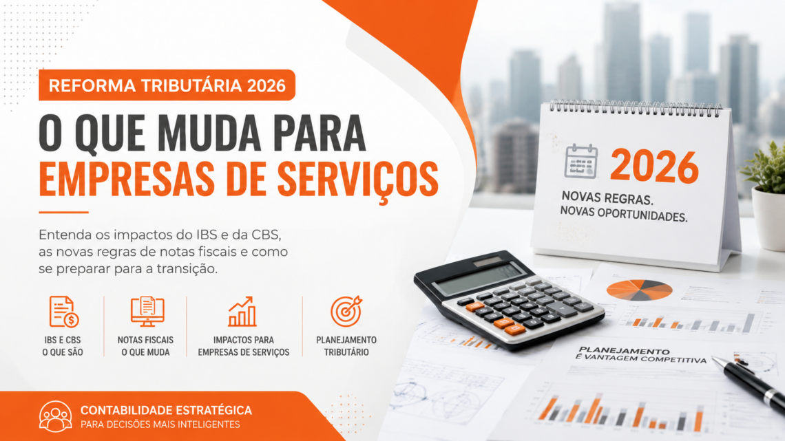Reforma Tributária 2026: o que muda para empresas de serviços