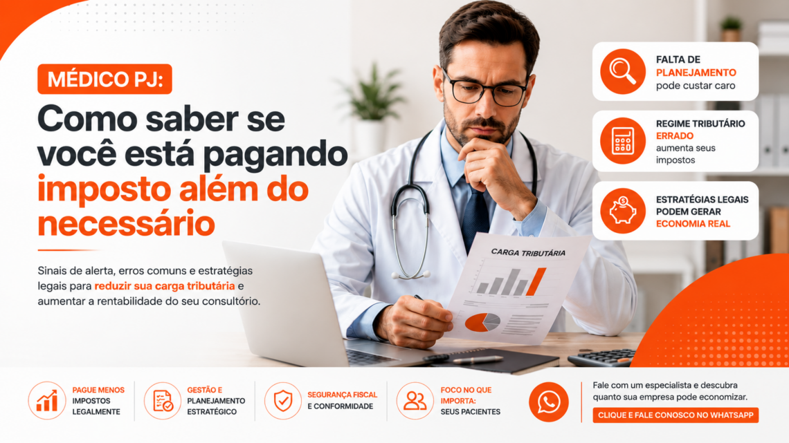 Médico PJ: como saber se você está pagando imposto além do necessário