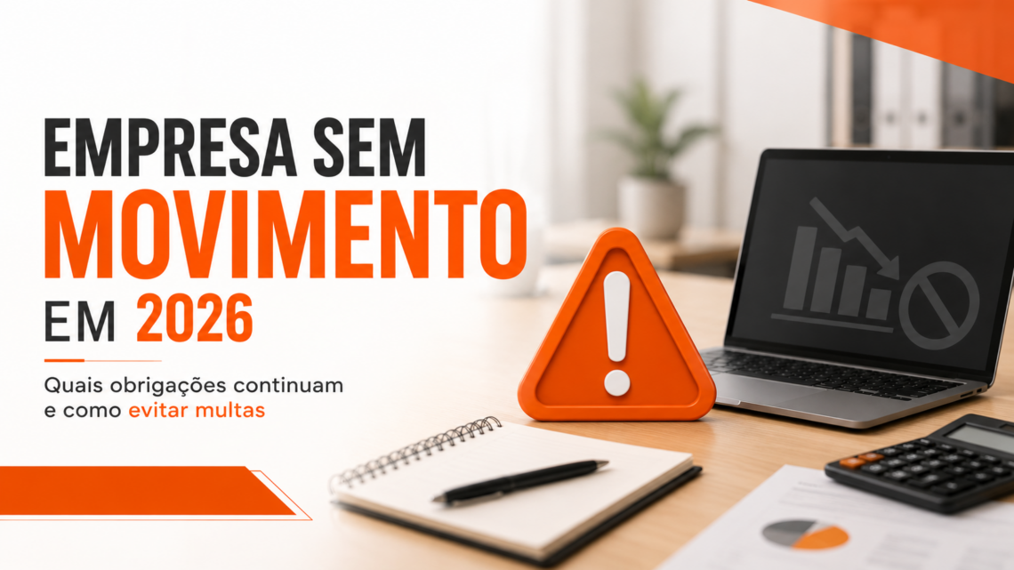 Empresa sem movimento em 2026: quais obrigações continuam e como evitar multas