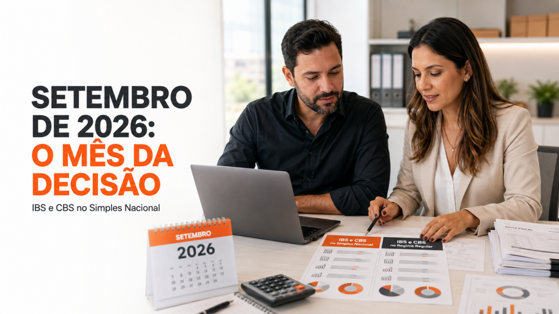 Opção IBS CBS Simples Nacional setembro 2026: o mês da decisão